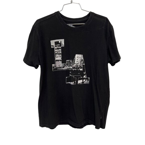 No Fear LA Cityscape Graphic Tee Size Large Crewneck Short Sleeve Everyday Wear - Picture 1 of 5
